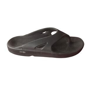OOFOS Original Recovery Sandals Black Slide Comfort Foam Men’s 8 Women’s 10